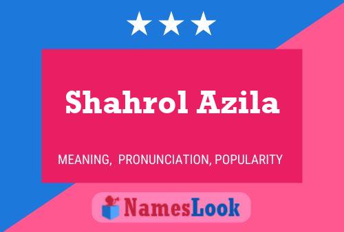 Poster del nome Shahrol Azila