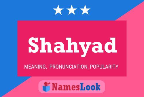 Poster del nome Shahyad