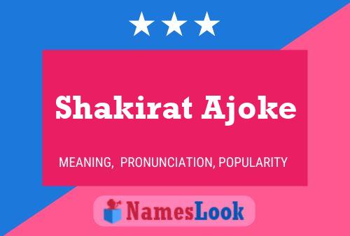 Poster del nome Shakirat Ajoke