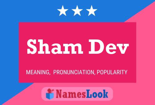 Poster del nome Sham Dev