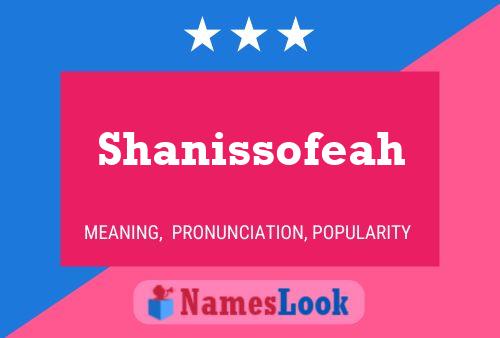 Poster del nome Shanissofeah