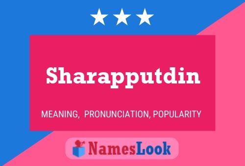 Poster del nome Sharapputdin