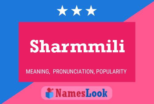 Poster del nome Sharmmili