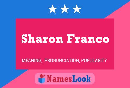 Poster del nome Sharon Franco