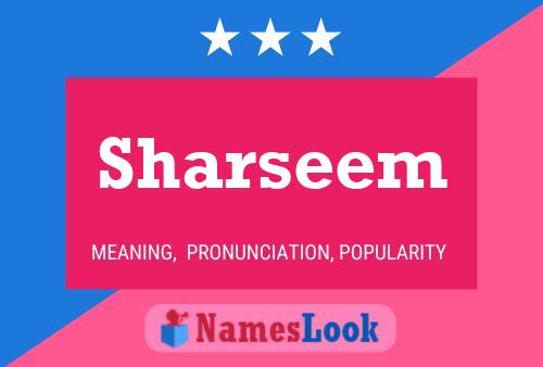 Poster del nome Sharseem