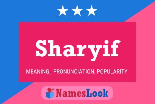 Poster del nome Sharyif