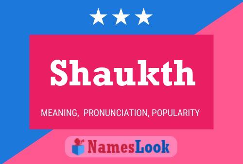 Poster del nome Shaukth