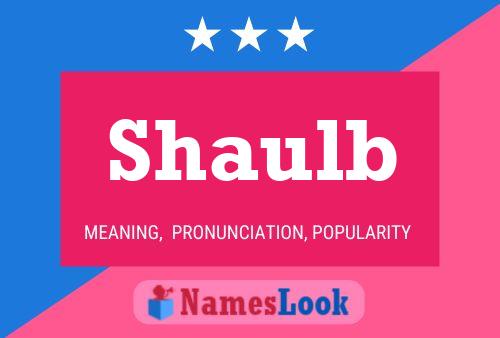 Poster del nome Shaulb