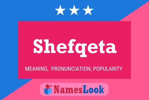 Poster del nome Shefqeta