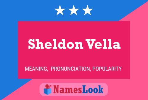 Poster del nome Sheldon Vella