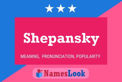 Poster del nome Shepansky