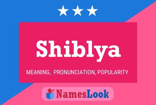 Poster del nome Shiblya