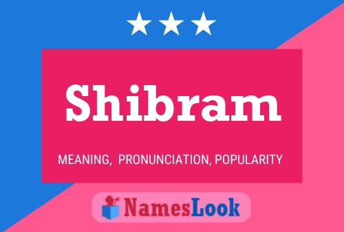 Poster del nome Shibram