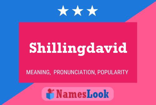 Poster del nome Shillingdavid