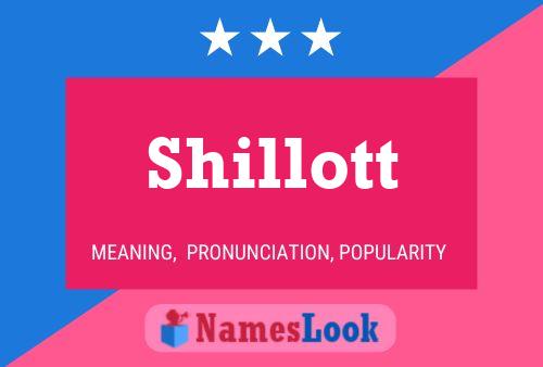 Poster del nome Shillott