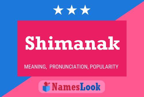 Poster del nome Shimanak