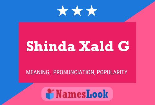 Poster del nome Shinda Xald G