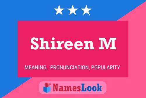 Poster del nome Shireen M