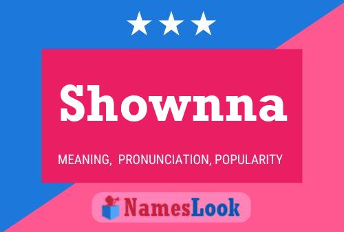 Poster del nome Shownna