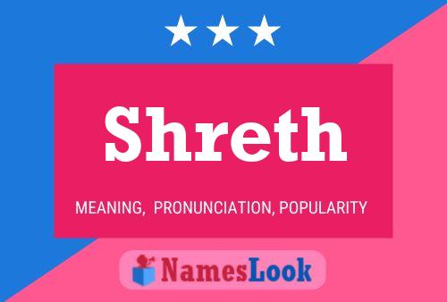 Poster del nome Shreth