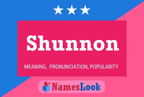 Poster del nome Shunnon