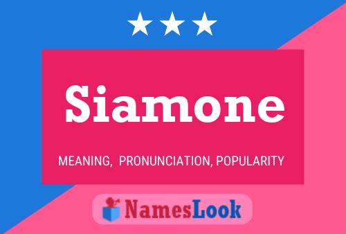 Poster del nome Siamone