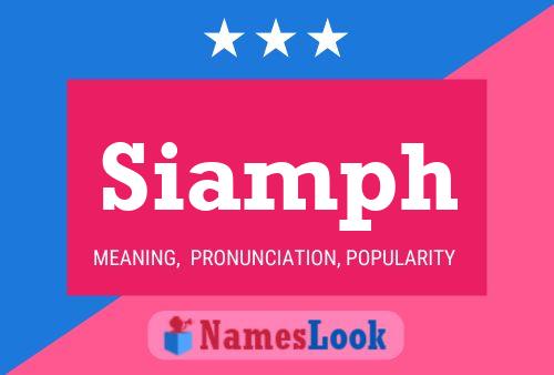 Poster del nome Siamph