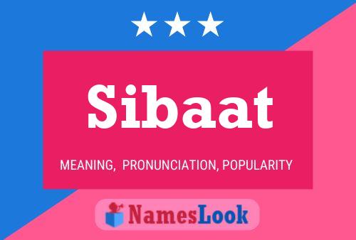 Poster del nome Sibaat