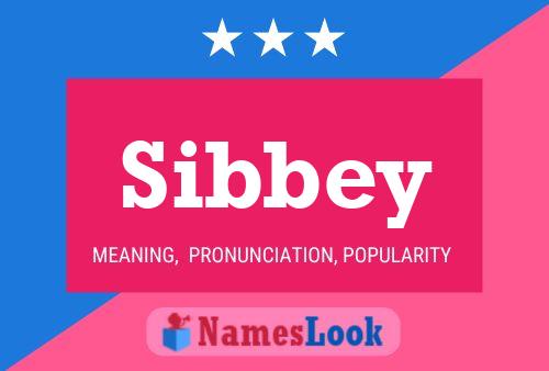 Poster del nome Sibbey