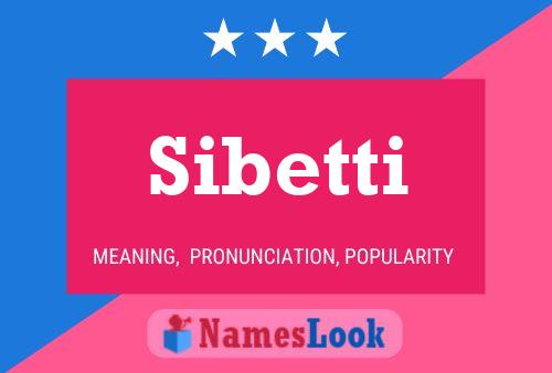 Poster del nome Sibetti