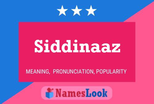 Poster del nome Siddinaaz