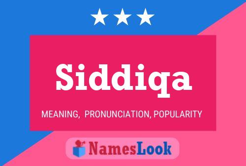 Poster del nome Siddiqa