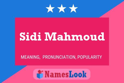 Poster del nome Sidi Mahmoud