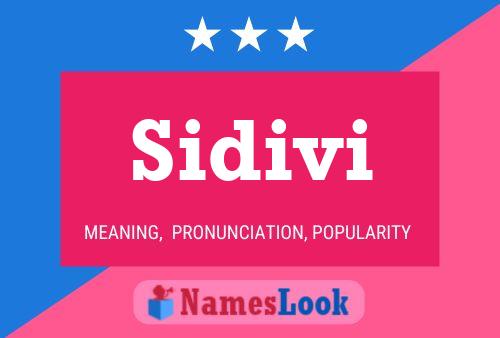 Poster del nome Sidivi