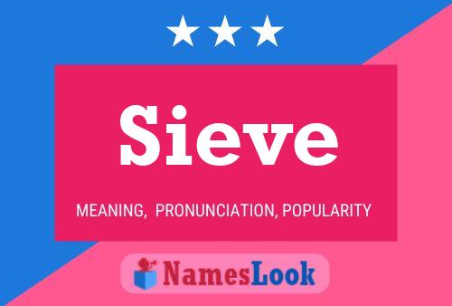 Poster del nome Sieve