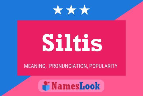 Poster del nome Siltis