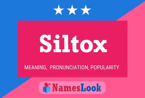 Poster del nome Siltox