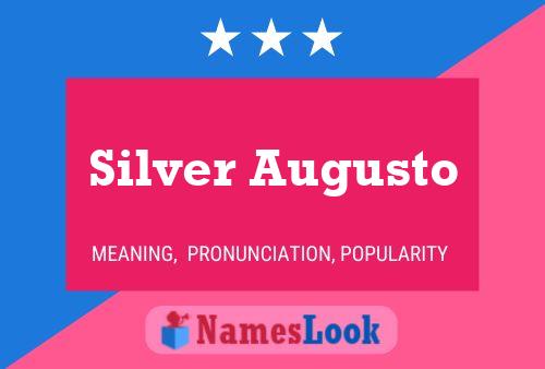 Poster del nome Silver Augusto