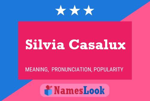 Poster del nome Silvia Casalux