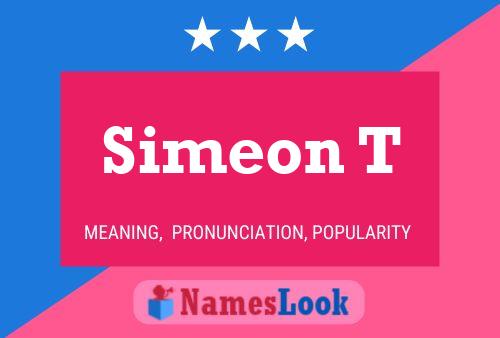 Poster del nome Simeon T