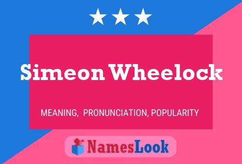 Poster del nome Simeon Wheelock