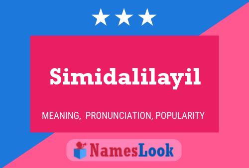 Poster del nome Simidalilayil