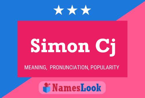 Poster del nome Simon Cj