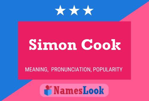 Poster del nome Simon Cook