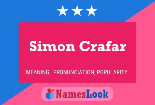 Poster del nome Simon Crafar