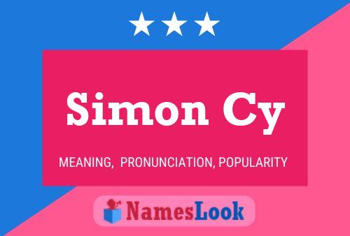 Poster del nome Simon Cy