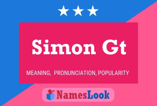 Poster del nome Simon Gt