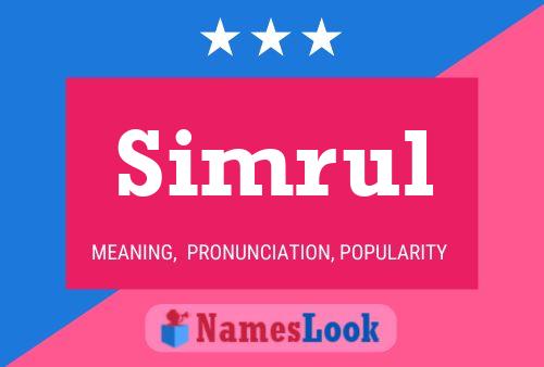 Poster del nome Simrul