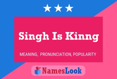 Poster del nome Singh Is Kinng