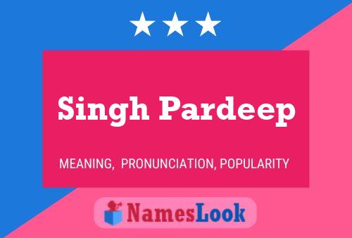 Poster del nome Singh Pardeep